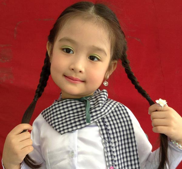 Trông Bảo Ngọc thật dễ thương.