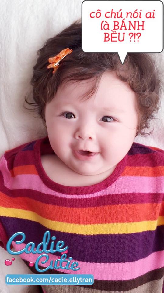 Dù bận rộn với công việc nhưng ngày nào Elly cũng chụp hình và đăng ảnh trên trang cá nhân cho 'em bé vui tính'.