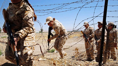 Những nữ binh sĩ này là một phần quan trọng trong lực lượng Peshmerga của người Kurd.