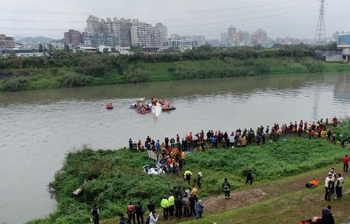 Như tin đã đưa, vụ tai nạn xảy ra vào khoảng 10h56 sáng ngày 4/2 (giờ địa phương) gần thủ phủ Đài Bắc của Đài Loan.