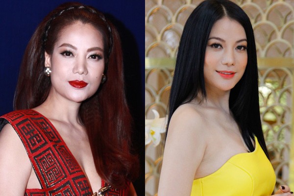 Trương Ngọc Ánh cũng xấu tệ với tóc màu đỏ.