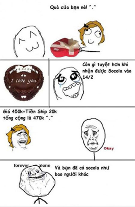 Để có món quà như bao người khác.