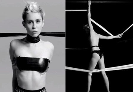 Video của Miley Cyrus được chiếu tại LHP khiêu dâm