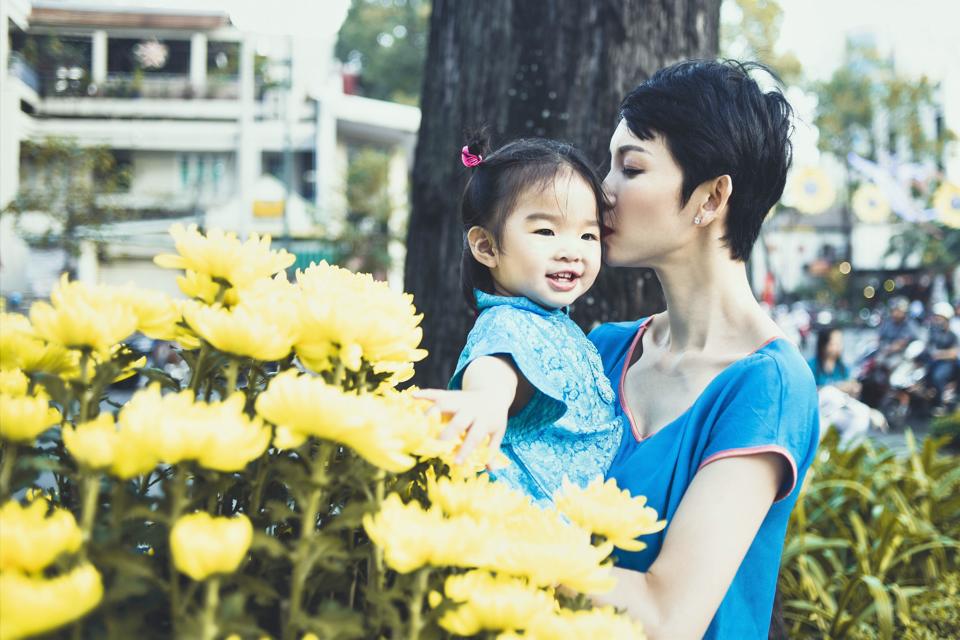 Từ khi bé Thỏ ra đời, Mẹ Xuân Lan luôn được sống trong những phút giây hạnh phúc.
