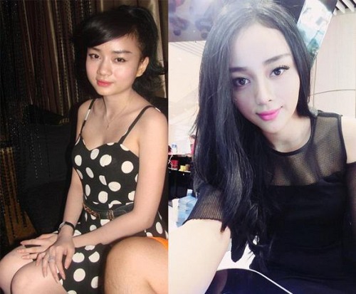 Trước kia da của cô ngăm, sống mũi dường như cũng thấp hơn hiện tại.