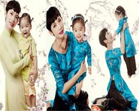 Ngắm bộ ảnh chào xuân tuyệt đẹp của con gái Xuân Lan