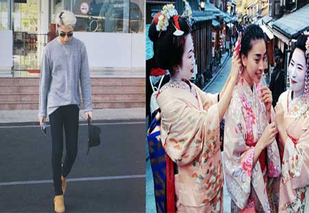 Ngô Thanh Vân 'làm Geisha', Sơn Tùng M-TP 'ngầu' trên phố