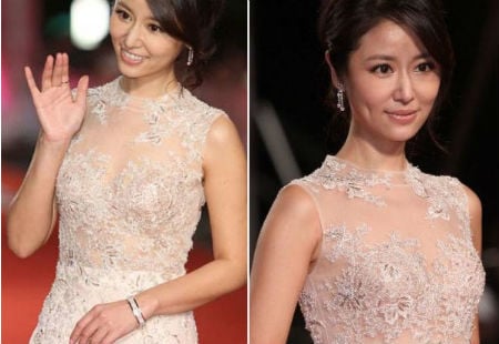 Ngắm mỹ nhân Hoa ngữ gợi cảm với thời trang xuyên thấu