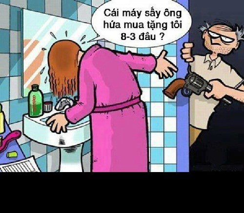 Chơi khăm vợ.