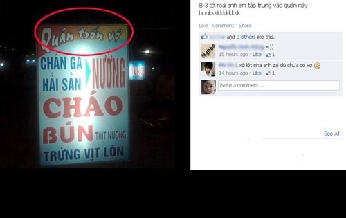 'Quán trốn vợ'cho ngày 8/3.