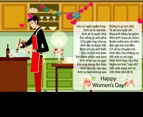 Nỗi khổ của đàn ông trong ngày này.