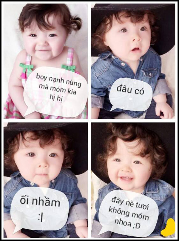 Đặc biệt, những bức ảnh thu hút sự chú ý nhất chính là ảnh của Cadie theo phong cách truyện tranh hài hước do chính Elly Trần 'chế' khiến ai đọc cũng phải bật cười.