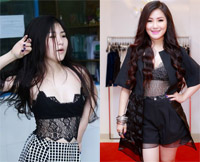 Nghiện đồ ren voan, Hương Tràm nhiều lần bị 