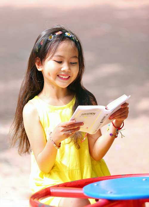 Bảo An càng lớn càng đáng yêu.