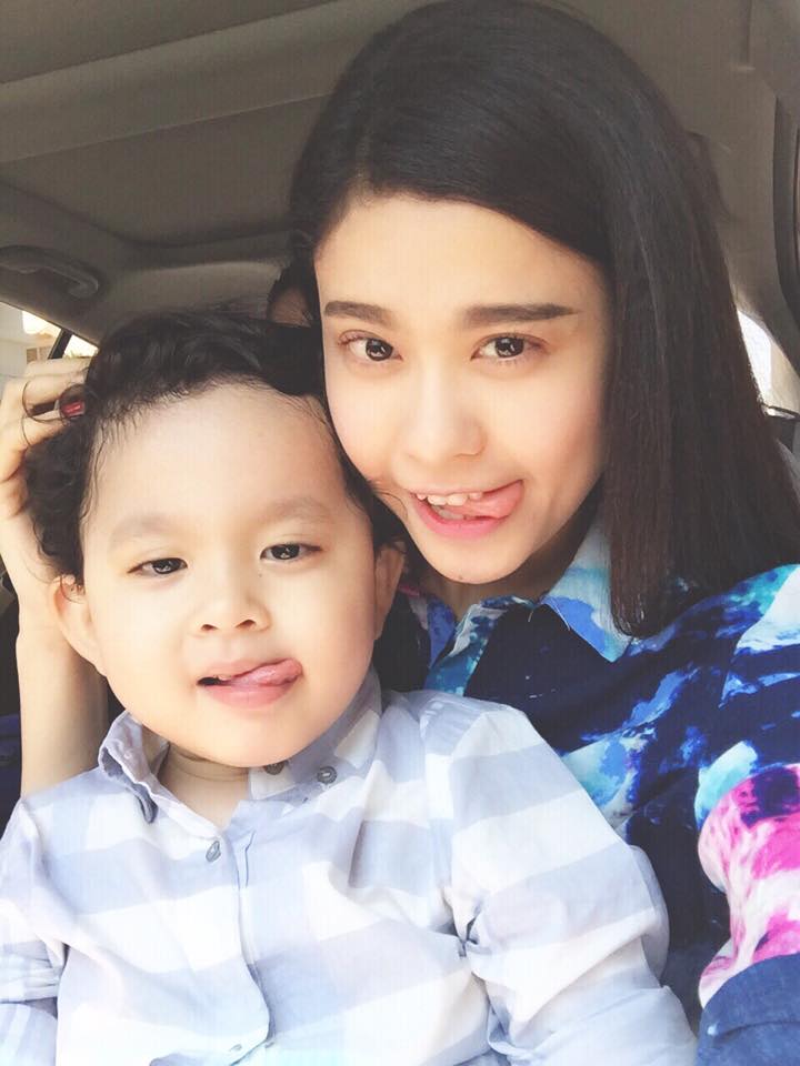 Con trai Trương Quỳnh Anh và Tim có tên là Cát An.