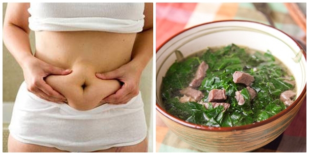 Giảm mỡ bụng nhanh chóng trong tuần với rau ngót