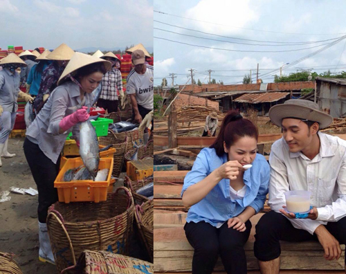 Nhật Kim Anh giản dị bên tình mới, đảm đang buôn bán cá