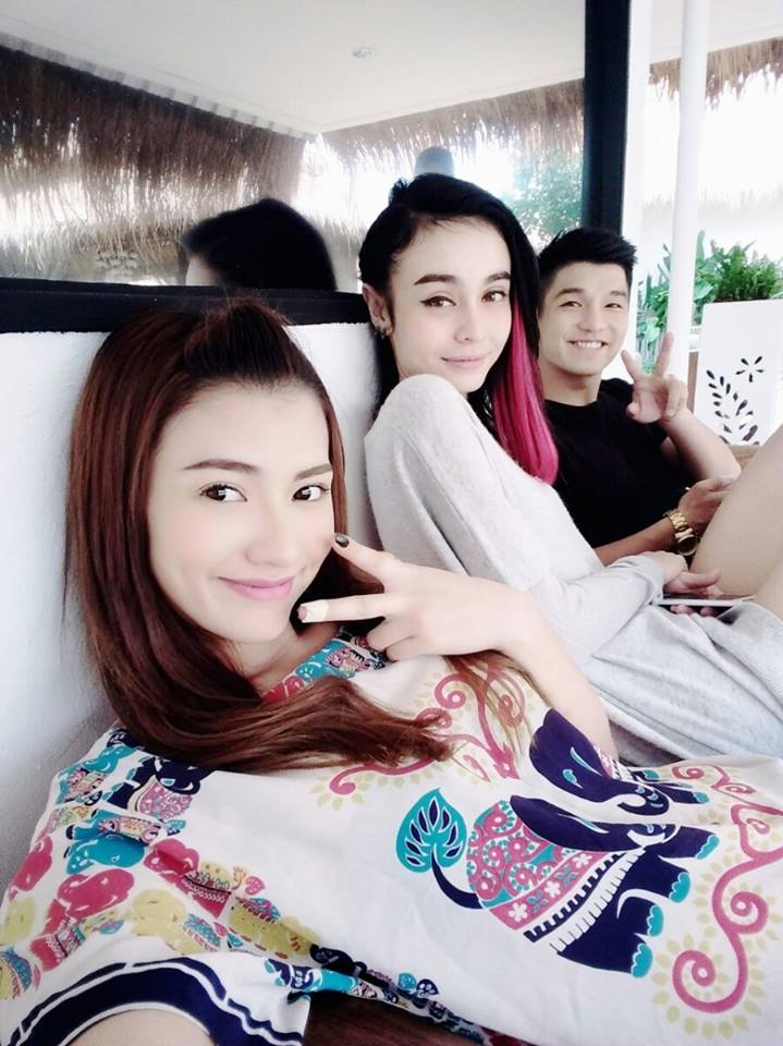 Hồng Quế khoe hậu trường quay MV ở Thái Lan với Cường Seven.