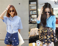 4 cách mix sơ mi denim cực sành điệu