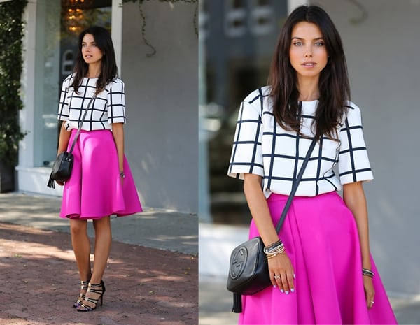 Mix màu hồng fuchsia cho nàng ưa rực rỡ