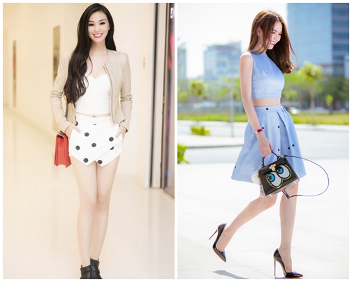 Tự tin mặc váy ngắn quyến rũ như sao Việt