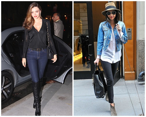 Mặc đồ demi chất như Miranda Kerr
