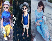 Bộ sưu tập kính râm ngộ nghĩnh của ba nhóc tỳ nhà Lý Hải
