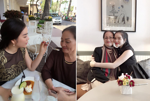 Lý Nhã Kỳ và những hình ảnh hạnh phúc bên mẹ ruột
