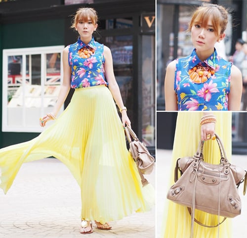 Đón hè xinh tươi với váy maxi lãng mạn