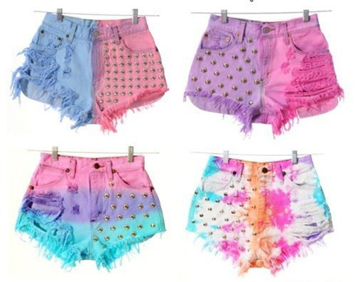10 cách trang trí cho chiếc short jean cũ