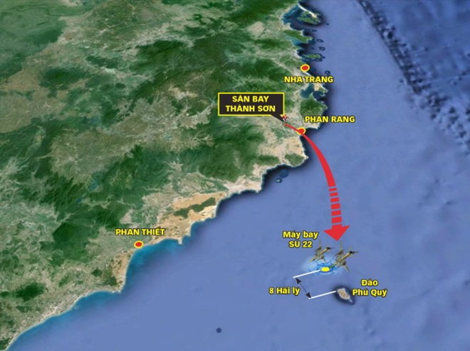 Tìm thấy 3 thùng rỗng trên biển trùng với số hiệu Su-22 gặp nạn