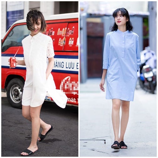 Phái đẹp mê mẩn những biến thể trẻ trung của váy sơ mi