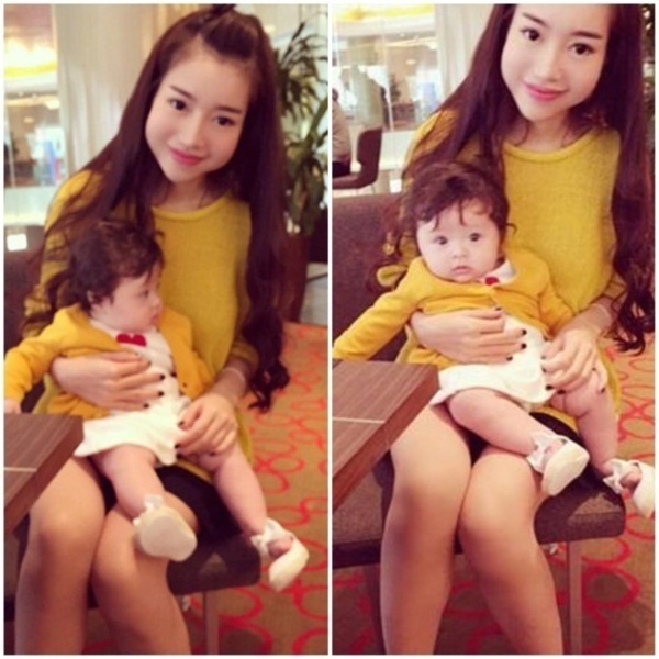 Ngắm những bộ đồ đôi cực chất của mẹ Elly Trần và bé Cadie