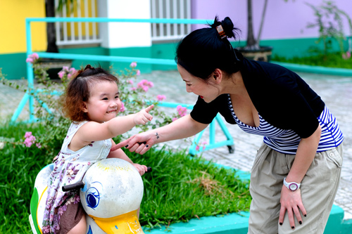 Đối với Thu Phượng, con gái chính là tài sản lớn nhất mà cô được sở hữu.