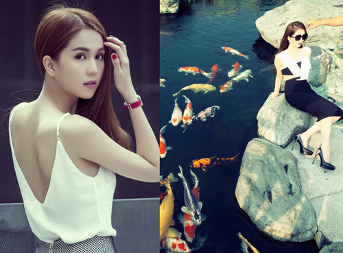 Ngọc Trinh khoe bộ ảnh đẹp trong veo ở Hàn Quốc