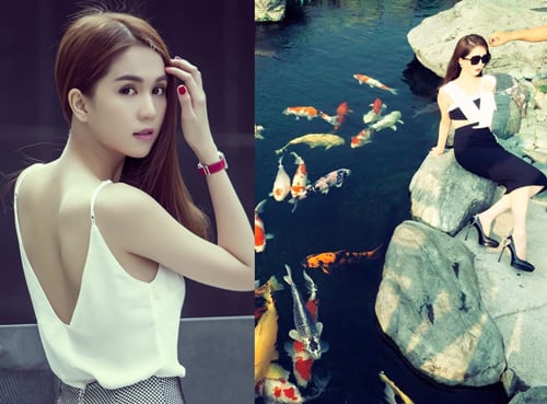 Ngọc Trinh khoe bộ ảnh đẹp trong veo ở Hàn Quốc