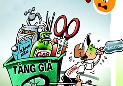 Có uống nước 'tăng lương' cũng không kham nổi.