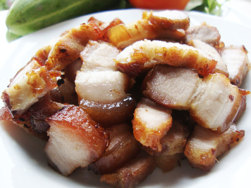 Thịt ba chỉ chiên nước mắm - chồng gật, vợ ưng
