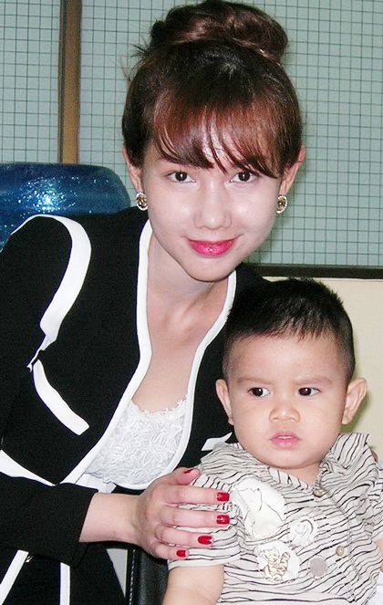 Quỳnh Chi đang quyết tâm để dành lại con trai.