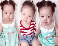 Con gái Elly Trần tạo hình