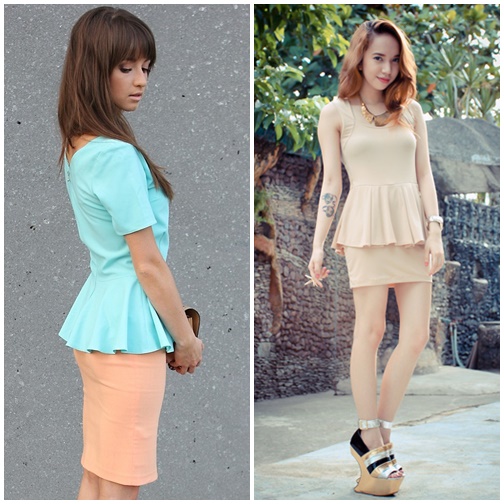 Tôn dáng nàng công sở với áo peplum trẻ trung thanh lịch
