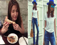 Diễm My mặt biểu cảm nhận mình