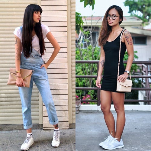 Bí quyết diện giày sneakers trắng hợp thời trang