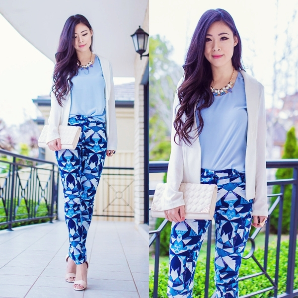Cách mix quần duyên dáng của blogger