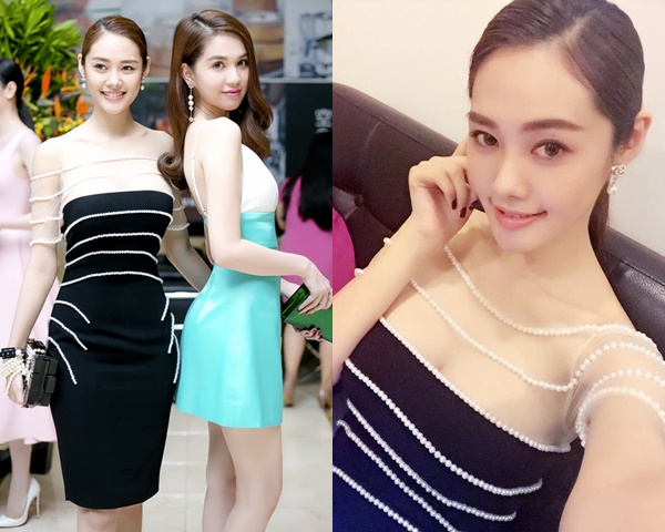 Linh Chi mặc nửa kín nửa hở khoe vòng 1 vượt mặt Ngọc Trinh