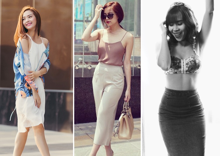 Sao Việt mix - match tài tình với váy áo hai dây