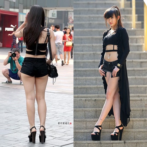Thời trang hè quá đỗi 'thoáng mát' của giới trẻ TQ