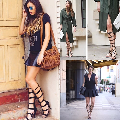 Xu hướng 2015: Bạn gái sành điệu với sandal chiến binh