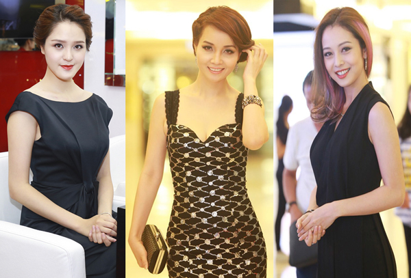 Jennifer Phạm xinh đẹp đọ sắc Hoàng Anh, Mai Thu Huyền