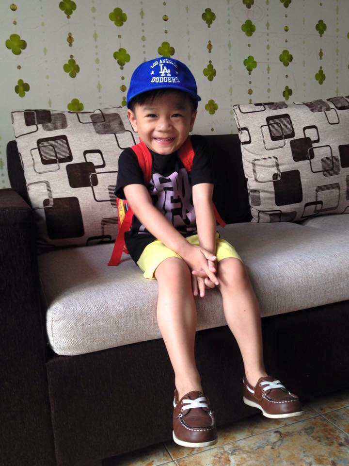 Thanh Thảo chia sẻ ảnh con trai ngày 1/6.